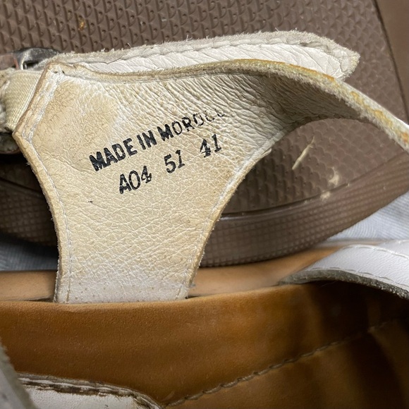 Dansko White Lolita Strappy Leather Chunky Sandals | Size EU 41 |EUC - Picture 7 of 7